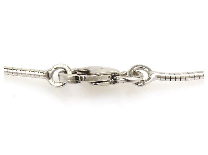 Hermès Collar Hermes H Cube Cage d'H Plata Azul Verde - vista 7
