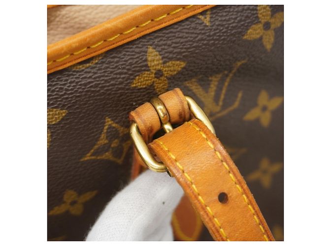 Borsa Tote Louis Vuitton Monogram Bucket PM Marrone - vista 11