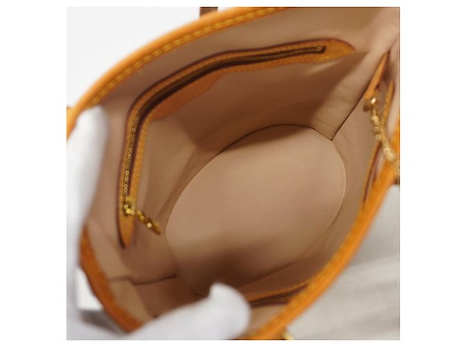 Borsa Tote Louis Vuitton Monogram Bucket PM Marrone - vista 4