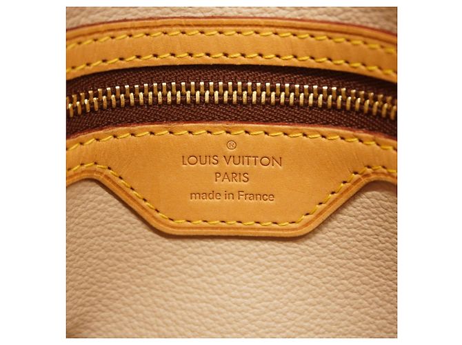 Borsa Tote Louis Vuitton Monogram Bucket PM Marrone - vista 5