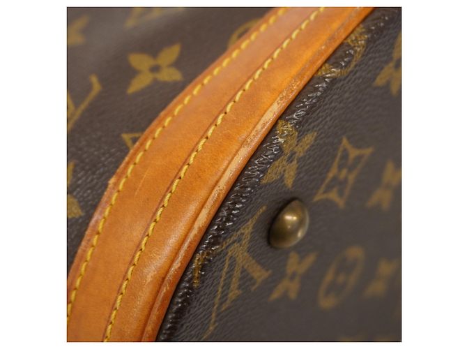 Borsa Tote Louis Vuitton Monogram Bucket PM Marrone - vista 6