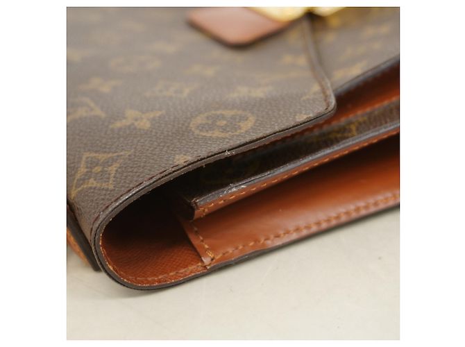 Borsa Louis Vuitton Monogram Monceau 28 Marrone - vista 9