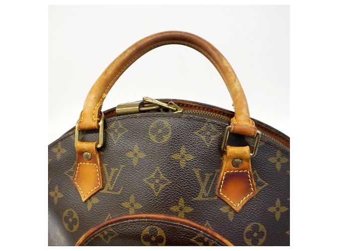 Borsa Louis Vuitton Monogram Ellipse MM Marrone - vista 8