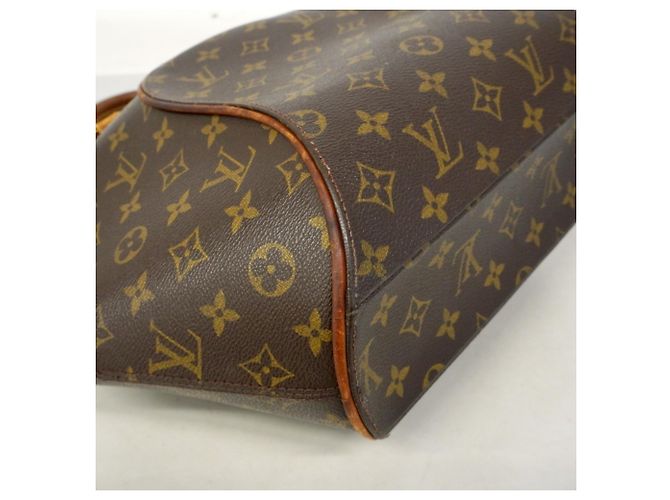 Borsa Louis Vuitton Monogram Ellipse MM Marrone - vista 9