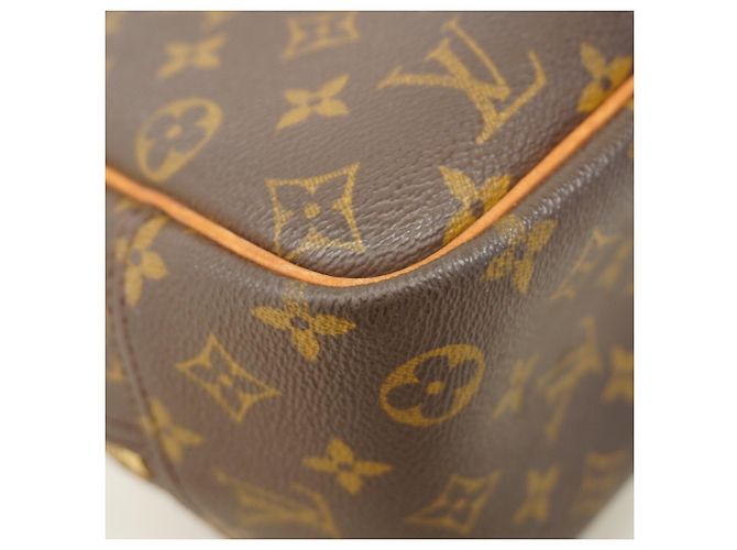 Borsa Louis Vuitton Monogram Deauville Marrone - vista 10