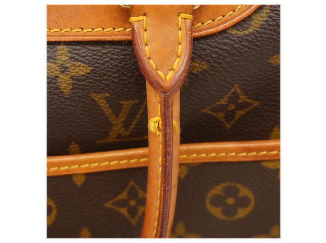 Borsa Louis Vuitton Monogram Deauville Marrone - vista 6