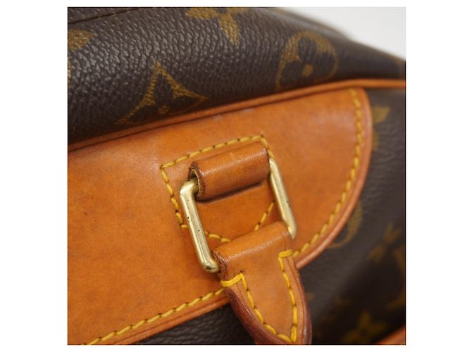 Borsa Louis Vuitton Monogram Deauville Marrone - vista 7