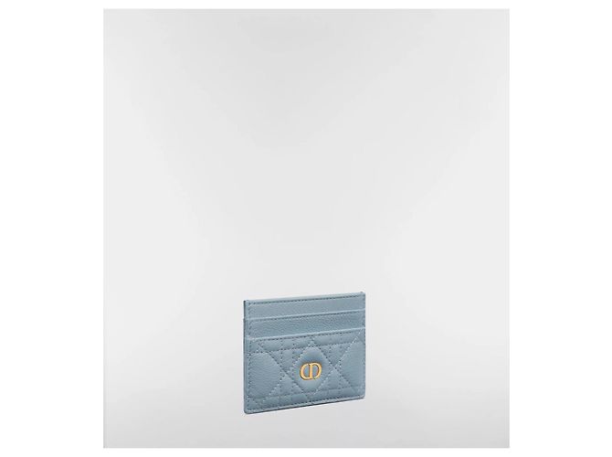 Dior Caro Freesia Tarjetero Azul Celeste Azul claro - vista 3