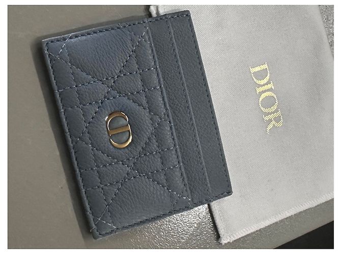 Dior Caro Freesia Tarjetero Azul Celeste Azul claro - vista 6