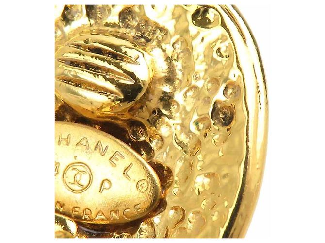 Orecchini a clip Chanel Gold D'oro - vista 12
