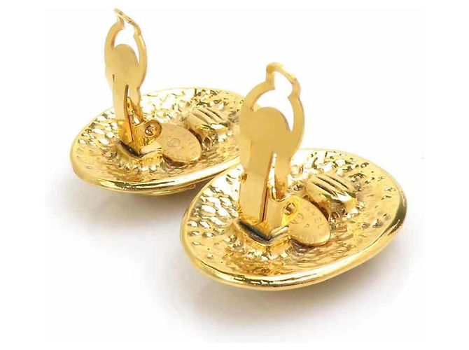 Orecchini a clip Chanel Gold D'oro - vista 6
