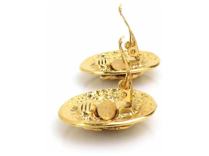 Orecchini a clip Chanel Gold D'oro - vista 8