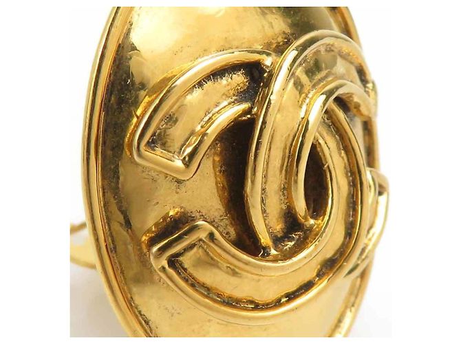Orecchini a clip Chanel Gold D'oro - vista 9