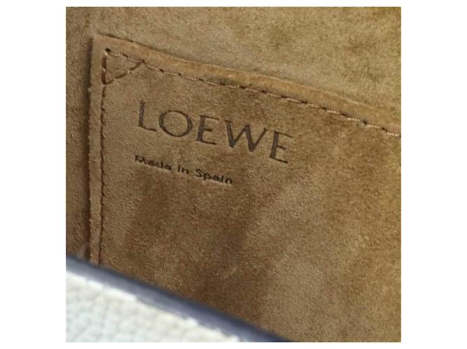 Piccola borsa a tracolla Loewe Gate Blu chiaro - vista 15