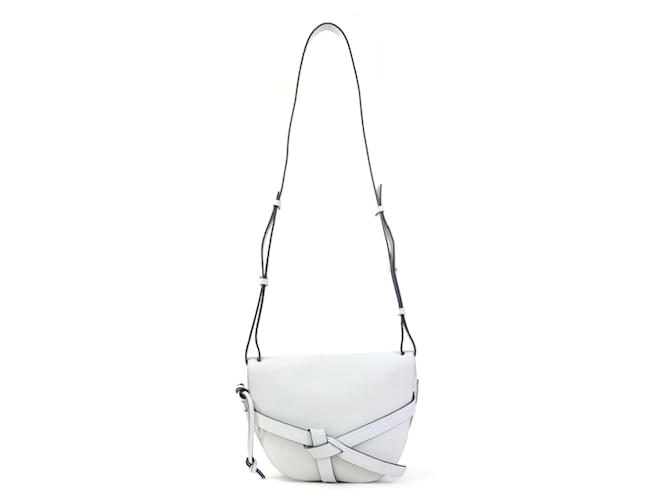 Piccola borsa a tracolla Loewe Gate Blu chiaro - vista 17