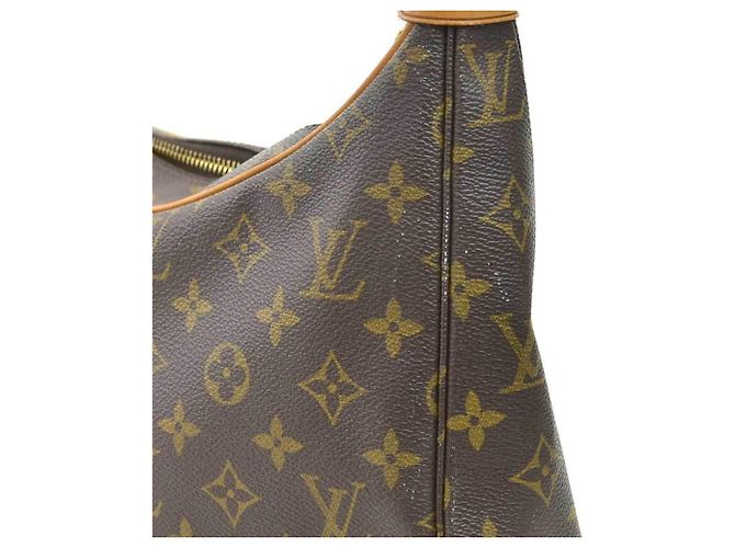 Borsa a Spalla Louis Vuitton Monogram Boulogne 30 Marrone Monogramma - vista 14