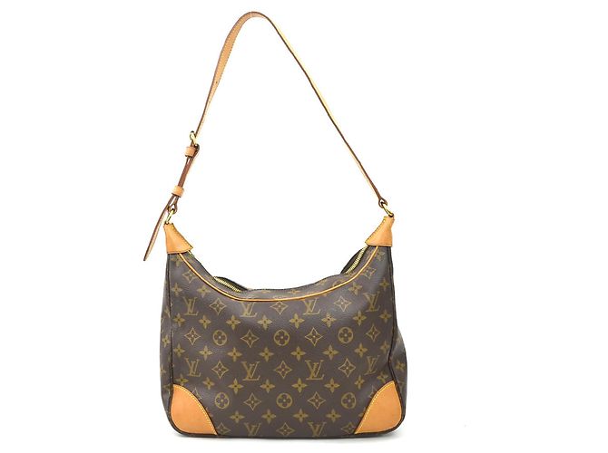 Borsa a Spalla Louis Vuitton Monogram Boulogne 30 Marrone Monogramma - vista 19
