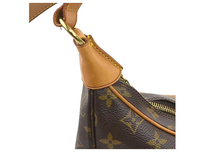 Borsa a Spalla Louis Vuitton Monogram Boulogne 30 Marrone Monogramma - vista 7