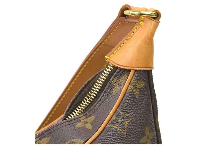 Borsa a Spalla Louis Vuitton Monogram Boulogne 30 Marrone Monogramma - vista 9