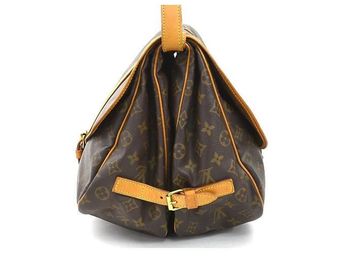 Borsa a Spalla Louis Vuitton Monogram Marrone Monogramma - vista 2