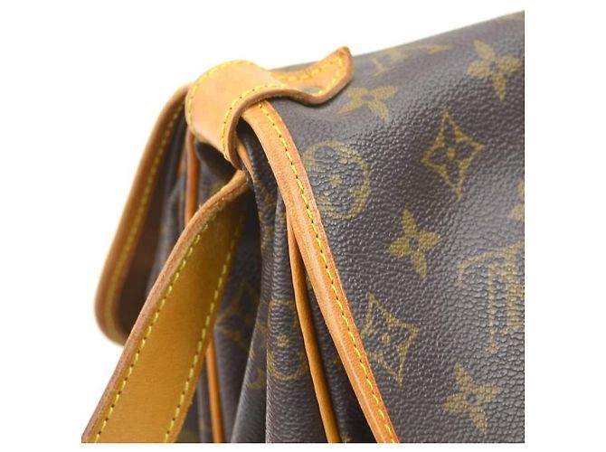 Borsa a Spalla Louis Vuitton Monogram Marrone Monogramma - vista 7