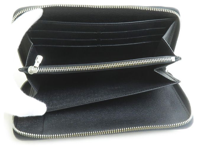 Louis Vuitton Noir Epi Leather Long Wallet Black - view 3