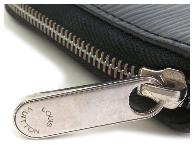 Louis Vuitton Noir Epi Leather Long Wallet Black - view 7