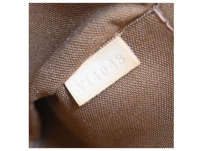 Borsa Louis Vuitton Palermo Monogram Canvas PM Marrone - vista 5
