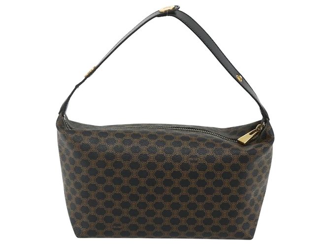 Céline Celine Vintage Macadam Macadam Canva Vinyl Noir - vue 3
