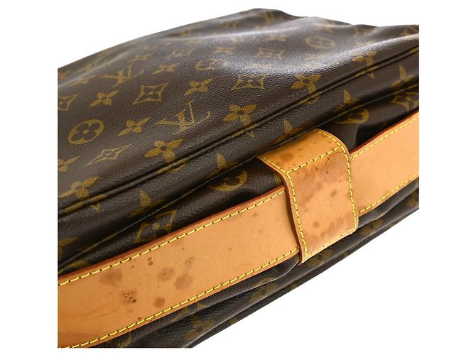 Borsa Louis Vuitton Naviglio in tela Monogram Bianco - vista 4