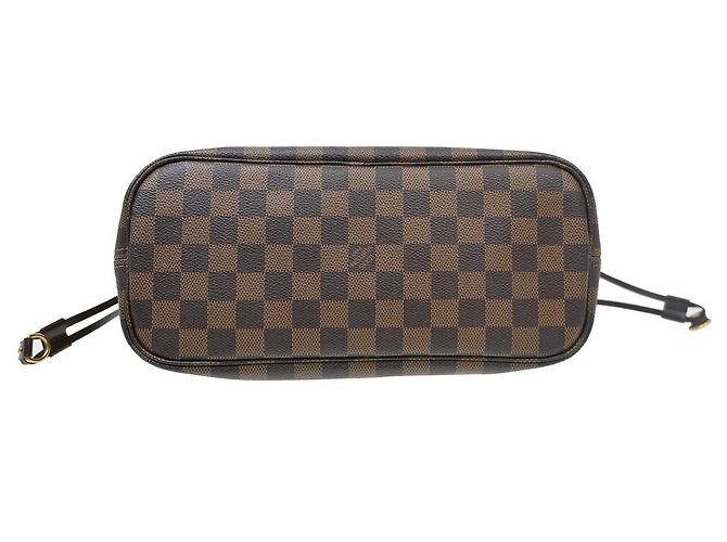 Cabas Louis Vuitton Neverfull Damier PM Marron - vue 3