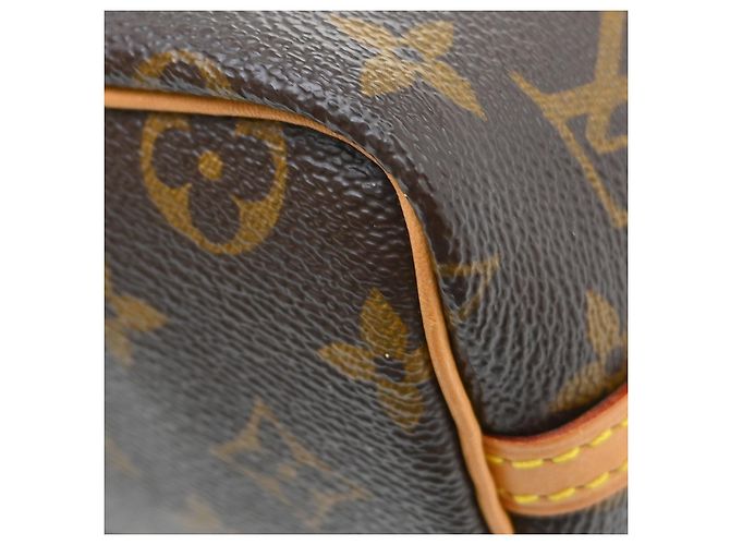 Borsa Louis Vuitton Noe Monogram Canvas Nano Marrone - vista 4