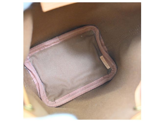 Borsa Louis Vuitton Noe Monogram Canvas Nano Marrone - vista 7