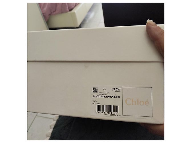 Bailarinas Chloé en cuero negro con hebilla - vista 11