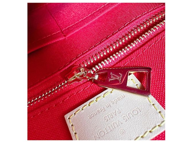 Borsa Louis Vuitton Sac Plat BB Marrone Monogramma - vista 12