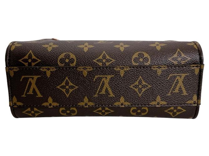 Borsa Louis Vuitton Sac Plat BB Marrone Monogramma - vista 5