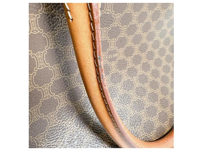 Céline Borsa in pelle marrone Celine - vista 14
