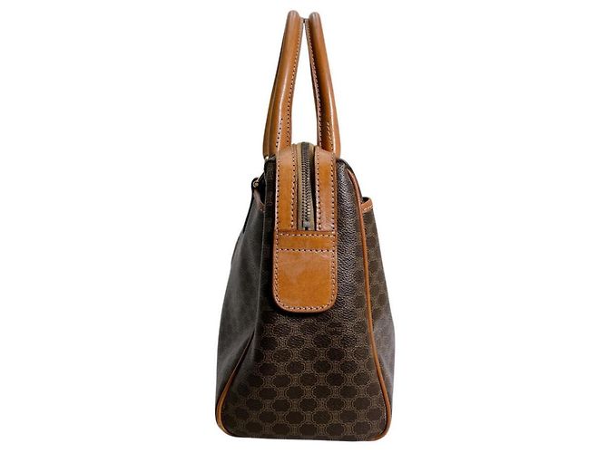 Céline Borsa in pelle marrone Celine - vista 3