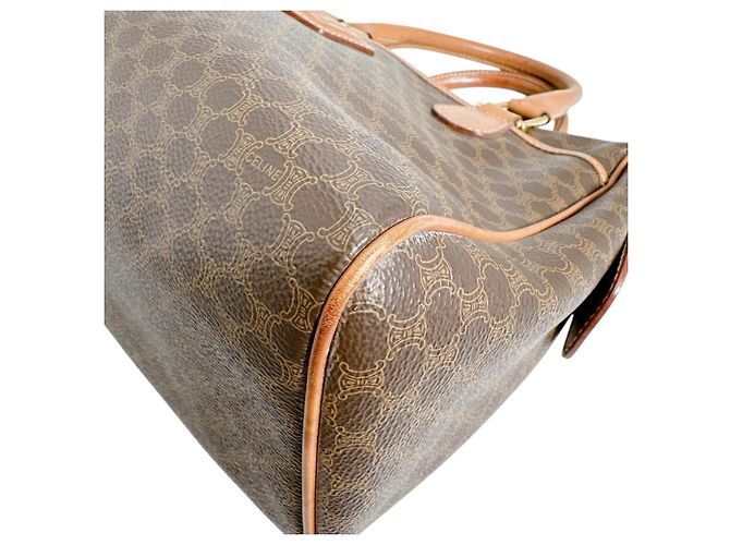 Céline Borsa in pelle marrone Celine - vista 5