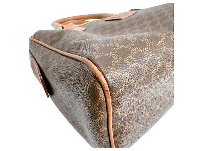 Céline Borsa in pelle marrone Celine - vista 6