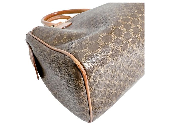 Céline Borsa in pelle marrone Celine - vista 8
