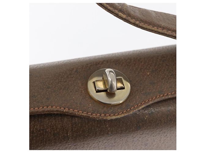 Borsa a Spalla GUCCI in Pelle Marrone Oro 000 110 0886 Auth 179377 D'oro - vista 14