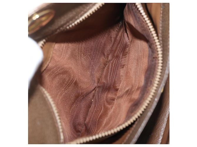 Borsa a Spalla GUCCI in Pelle Marrone Oro 000 110 0886 Auth 179377 D'oro - vista 20