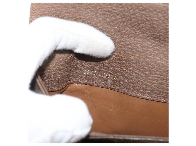 Borsa a Spalla GUCCI in Pelle Marrone Oro 000 110 0886 Auth 179377 D'oro - vista 21