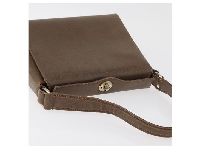 Borsa a Spalla GUCCI in Pelle Marrone Oro 000 110 0886 Auth 179377 D'oro - vista 6