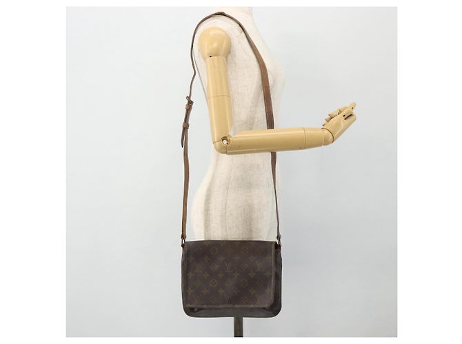 LOUIS VUITTON Borsa Monogram Musette Tango Long Strap M51388 LV Auth 179686 Monogramma - vista 21