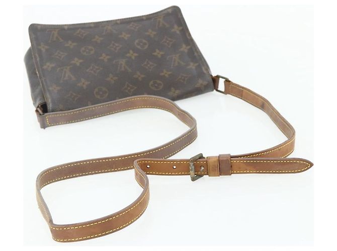 LOUIS VUITTON Borsa Monogram Musette Tango Long Strap M51388 LV Auth 179686 Monogramma - vista 7