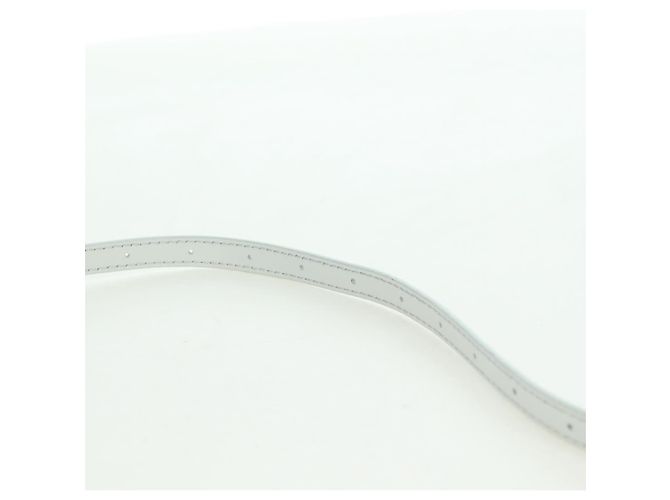 Borsa BALENCIAGA Hour Glass in pelle 2 modi Bianco Argento 592833 Auth bs34969M - vista 11