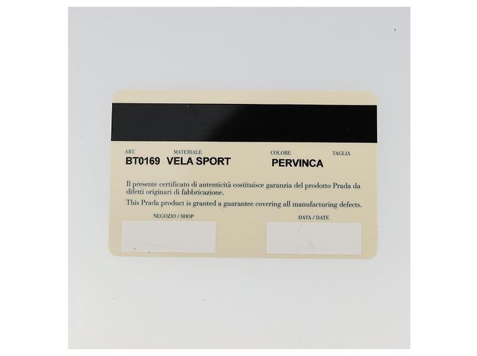 Bolso de Hombro PRADA Nylon Azul Claro Plata Auth hk3738 - vista 25