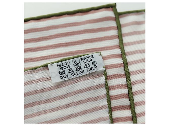 Hermès HERMES Carré 140 Sciarpa "SOITE ET POURSUITE" Seta Rosa Auth hk3779V - vista 24